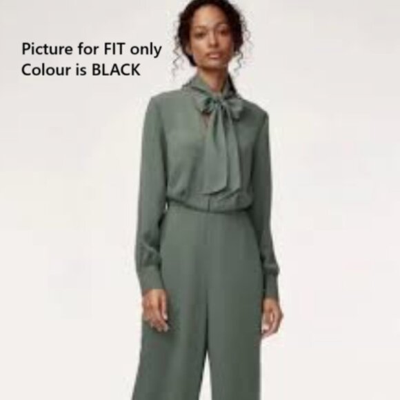 Like New Babaton Black Georgie Jumpsuit XXS in Black - Picture 1 of 4